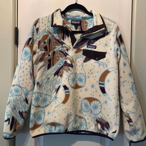 Patagonia Synchilla - Rare owl print - Size small